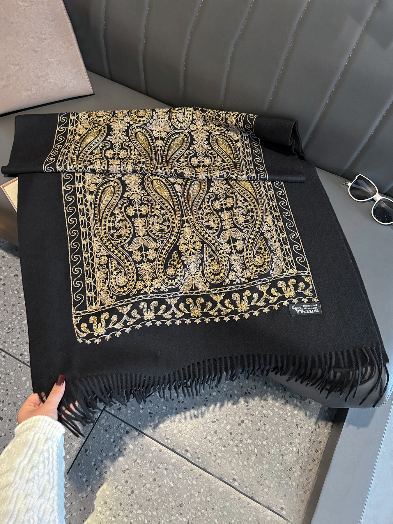 Luxury Thick Warm Paisley Pash - Cashmere Throw Blanket avaliação e preço