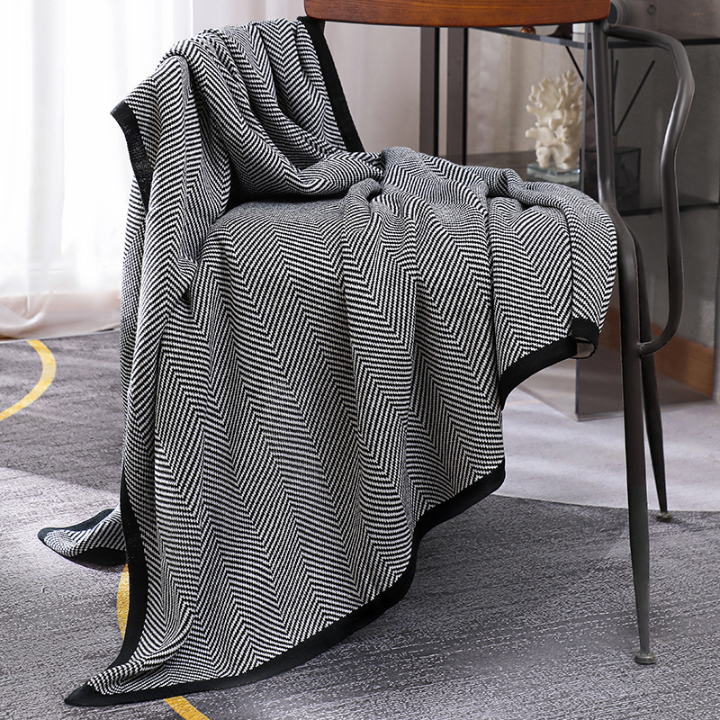 Nordic Ins Style Knitted Blank - Cashmere Throw Blanket avaliação e preço