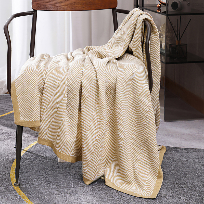 Nordic Ins Style Knitted Blank - Cashmere Throw Blanket avaliação e preço