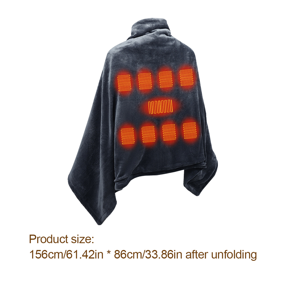 Wearable Heating Electric Blan - Cashmere Throw Blanket avaliação e preço
