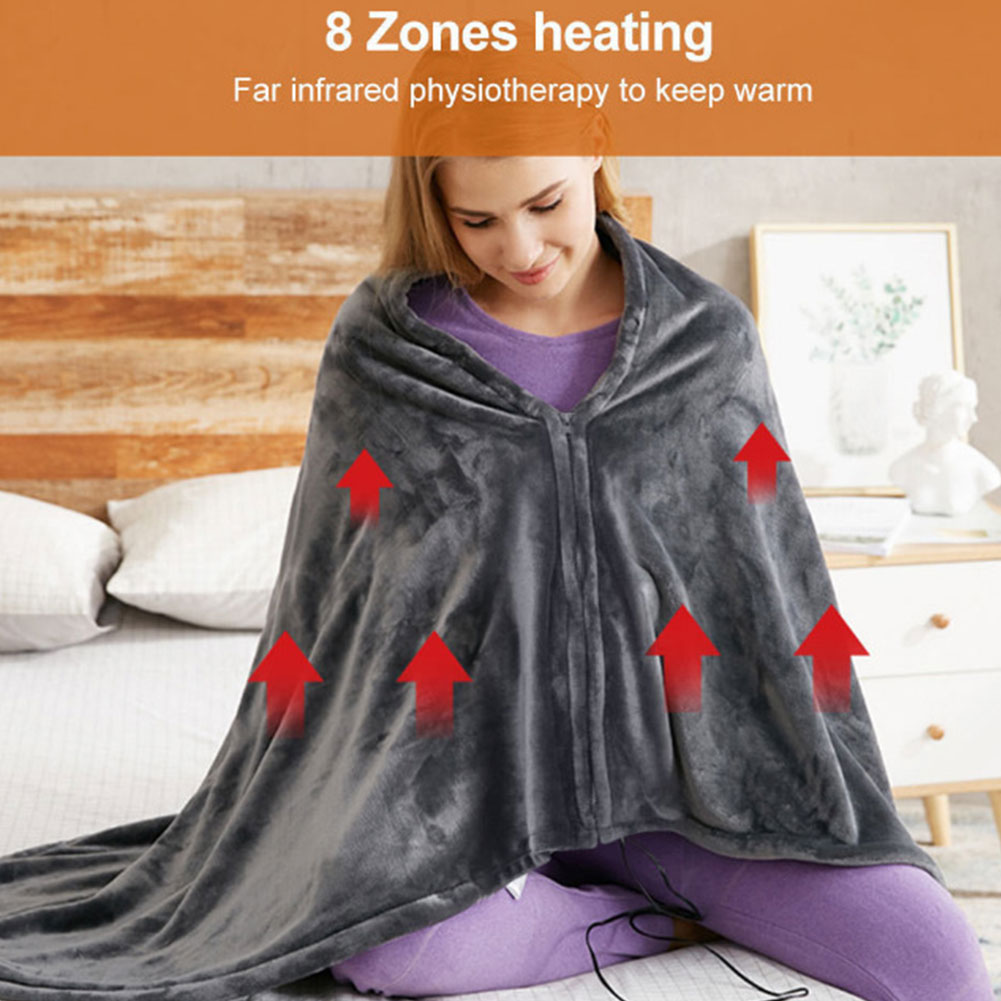 Wearable Heating Electric Blan - Cashmere Throw Blanket avaliação e preço