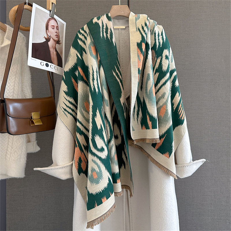 2025 Brand Warm Cashmere Ponch - Cashmere Throw Blanket avaliação e preço