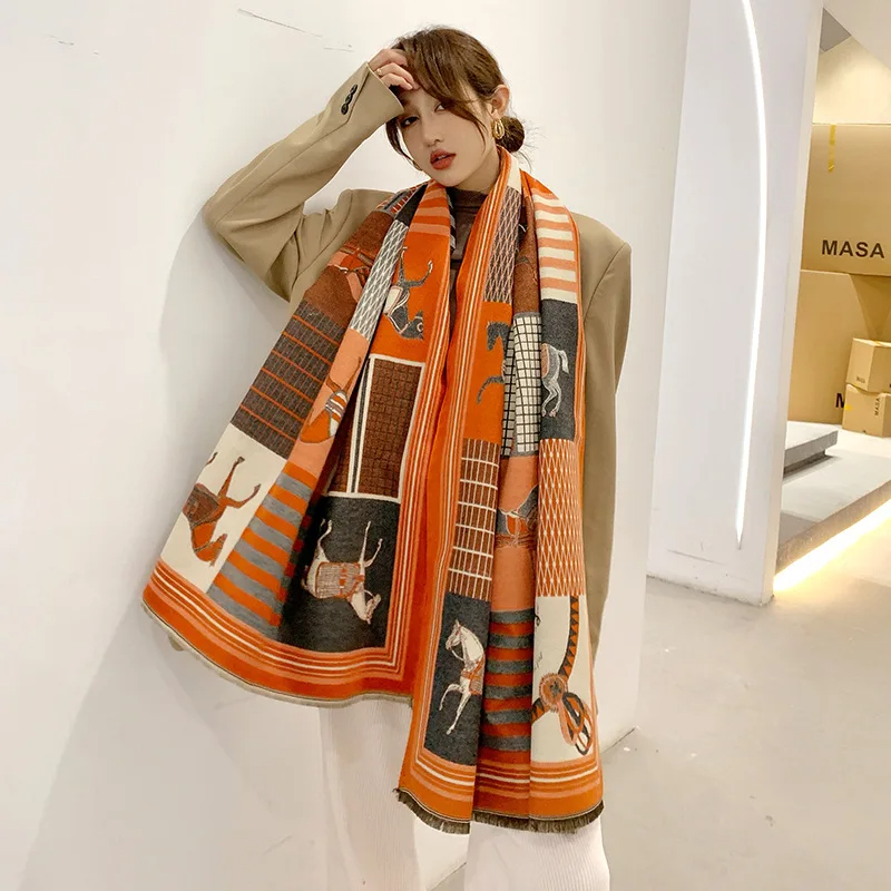 2024 New Luxury Winter Cashmer - Cashmere Throw Blanket avaliação e preço