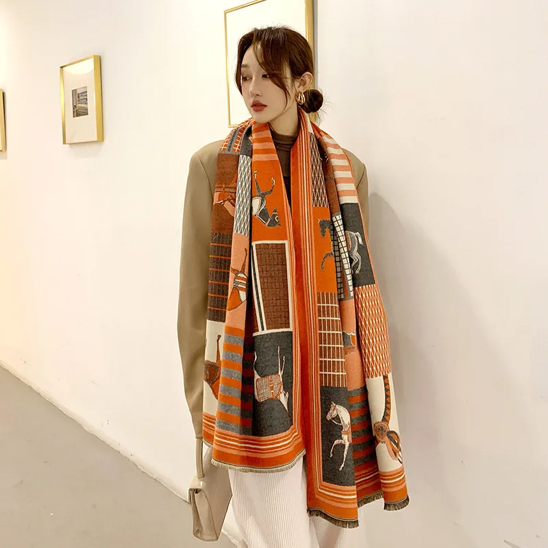 2024 New Luxury Winter Cashmer - Cashmere Throw Blanket avaliação e preço