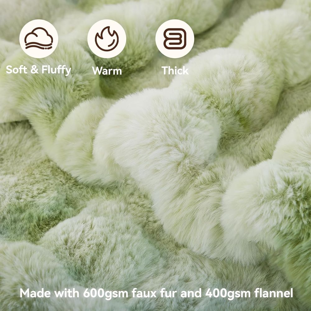 Faux Fur Throw Blanket, 1000GS - Cashmere Throw Blanket avaliação e preço