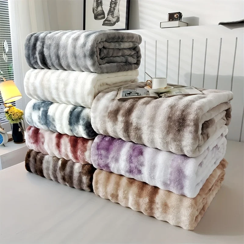 Luxurious Faux Rabbit Fur Bed  - Cashmere Throw Blanket avaliação e preço