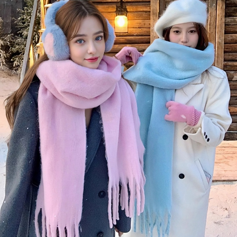 Winter Scarf for Women Cashmer - Cashmere Throw Blanket avaliação e preço