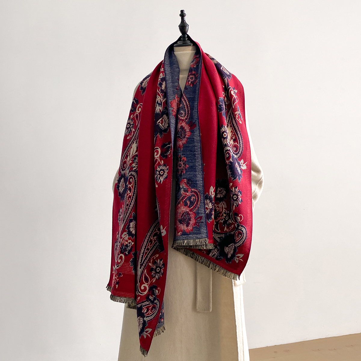 2025 Winter Luxury Imitation C - Cashmere Throw Blanket avaliação e preço